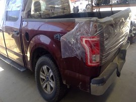 2017 FORD F-150, BURGUNDY, XLT MODEL, CREW CAB, 3.5L, AT, 4WD,  F26446